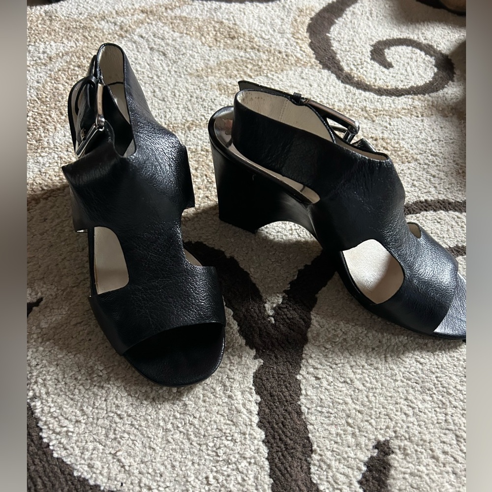Michael Kors Black Strappy Sandals